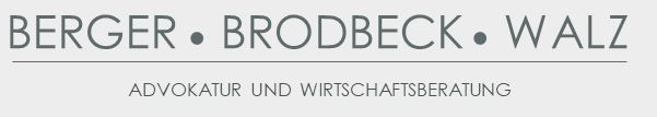 Berger · Brodbeck · Walz, Advokatur und Wirtschaftsberatung